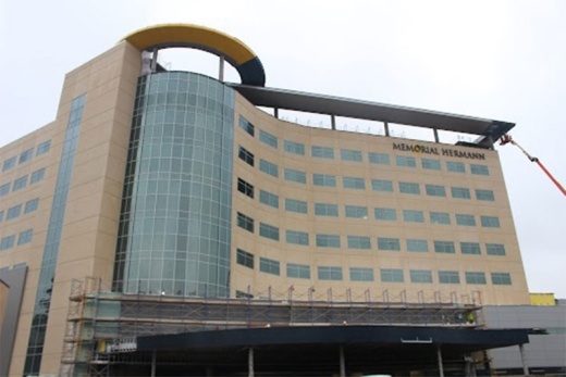 Construction on the new South Tower at Memorial Hermann The Woodlands Hospital was completed in January. (Andrew Christman/Community Impact Newspaper)