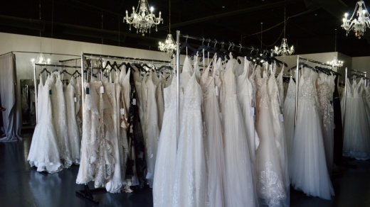 Lace & Grace Bridal Boutique relocated from Cedar Park to Leander Dec. 26 into a larger boutique space. (Taylor Girtman/Community Impact Newspaper)
