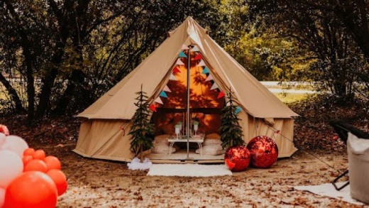 Glamp Woodlands is one of several local businesses operating without a storefront in The Woodlands area. (Courtesy Glamp Woodlands)