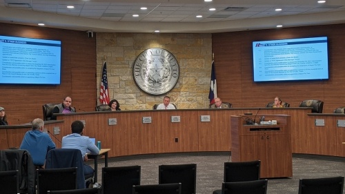 Hutto City Council on Jan. 20