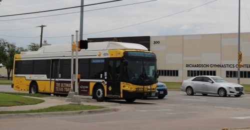 DART bus in Richardson.