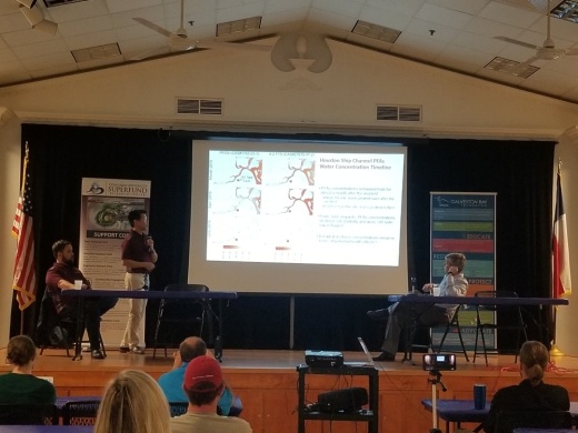 On Nov. 4, 2019, Texas A&M University researchers discussed the environmental effects and human health risks associated with the chemicals released during the ITC fires in March. (Community Impact Newspaper file photo)