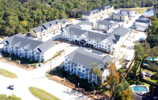 Located at 708 E. Cypresswood Drive, Fidelis Cypresswood is a three-story garden-style gated community located on 12.2 acres of land that will consist of 287 units across 11 buildings upon build-out. (Courtesy Fidelis Cypresswood)
