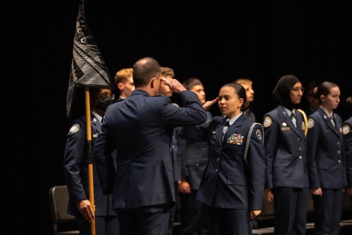 Klein ISD is now home to the first Air Force JROTC in Texas following an official conversion ceremony Jan. 25.(Courtesy Klein ISD)