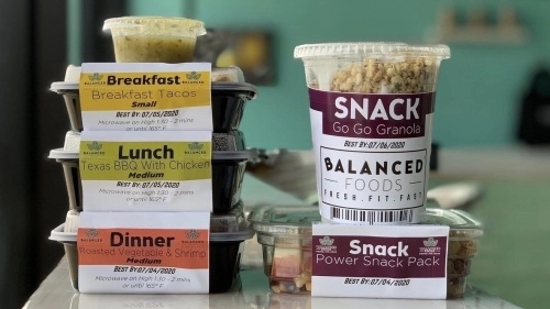 The health food store sells ready-made, healthy meals that customers can take on the go. (Courtesy Balanced Foods)