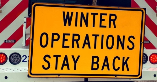 Texas Department of Transportation work crews have been treating state roadways across Texas in anticipation of a strong cold front arriving amid forecasts of sub-freezing temperatures and possibly freezing precipitation for much of the state. (Courtesy Texas Department of Transportation)