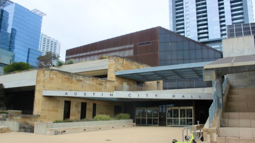 Austin City Council met for a shortened meeting amid freezing conditions Feb. 3. (Ben Thompson/Community Impact Newspaper)