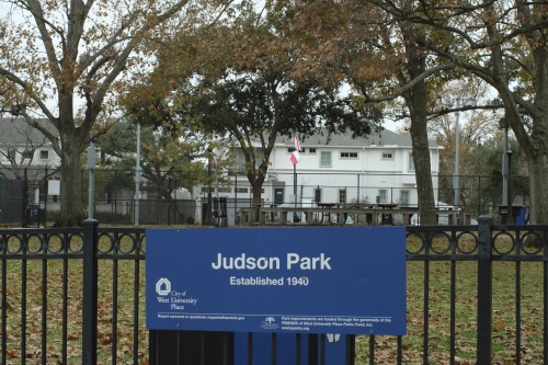 The designs for planned improvements at West University Place’s Judson Park are slated to be presented to the West University Place City Council on Feb. 14. (George Wiebe/Community Impact Newspaper)