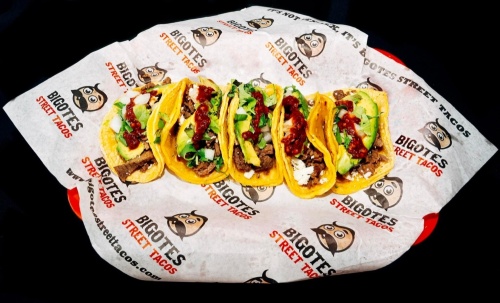 Bigotes' menu includes tortas, hamburgers, seafood and desserts, such as churros. (Courtesy Bigotes Street Tacos)