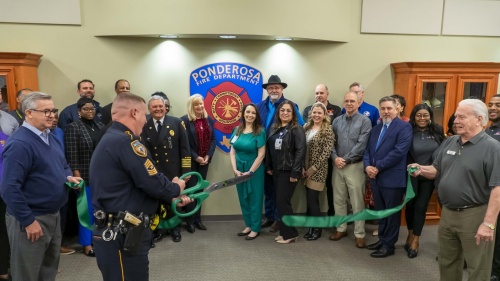 The Victim Service and Support Center pilot program opened Jan. 31 at the Ponderosa Volunteer Fire Department. (Courtesy Harris County Precinct 4)
