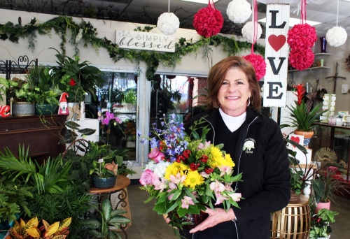 Owner Darla Denton said Devin Designs Flowers shares its name with her daughter, Devin. (Karen Chaney/Community Impact Newspaper)