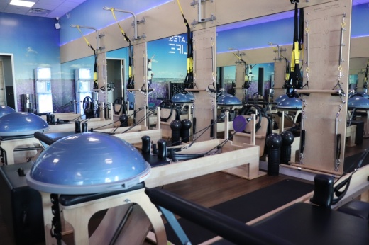 A new Club Pilates studio is slated to open in April at 5581 Kyle Center Drive, Ste. 103, Kyle. (Zara Flores/Community Impact Newspaper)