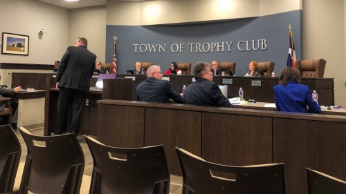 Trophy Club Town Council chambers