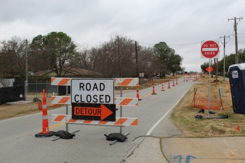 The Glade Road project is expected to wrap up later this year. (Community Impact Newspaper file photo)