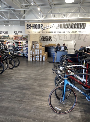 Trek Bicycle Franklin, a retailer of Trek and Bontrager bicycles, is now open in Cool Springs Galleria. (Courtesy Trek Bicycle Franklin)