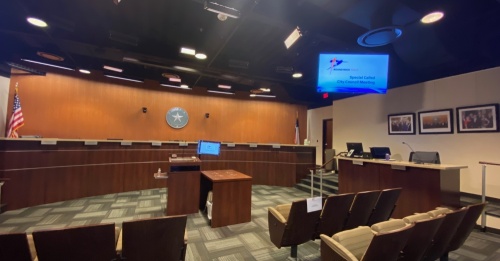 Resolutions calling a general election for May 7 were approved by Round Rock City Council on Feb. 10 to elect members to the council for Place 2 and Place 6. (Brooke Sjoberg/Community Impact Newspaper)