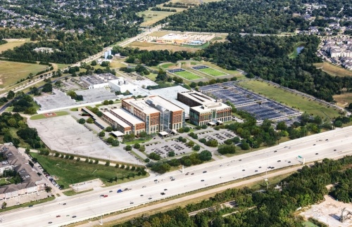 The 106-acre property is located off Hwy. 290 between Barker Cypress and Skinner roads and was formerly occupied by Sysco Corp. (Rendering courtesy Houston Methodist)