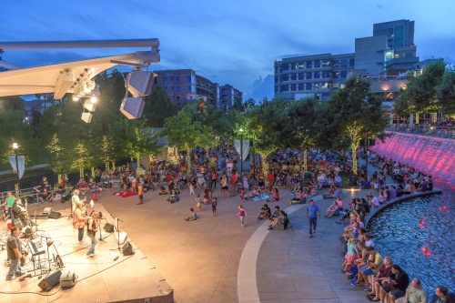Waterway Nights, a free concert series produced by The Woodlands Township, will return for its spring season at Waterway Square. (Courtesy The Woodlands Township)
