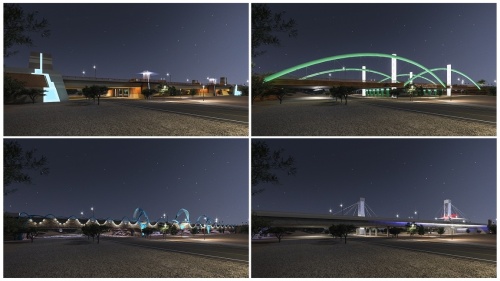 Ocotillo Bridge renderings