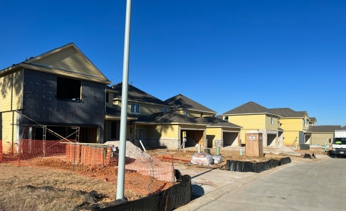 Mackenzie Creek, a new single-family community in Conroe, has sold the 189 lots in its first section, and Section 2 opened Feb. 1 with approximately 125 more lots, according to Legend Homes. (Maegan Kirby/Community Impact Newspaper)
