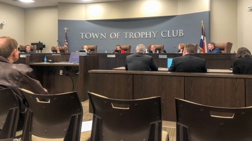 Town of Trophy Club council chambers