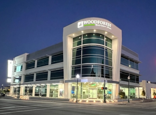 Woodforest National Bank opened its rebuilt flagship location in Conroe on Feb. 14. (Courtesy Woodforest National Bank)
