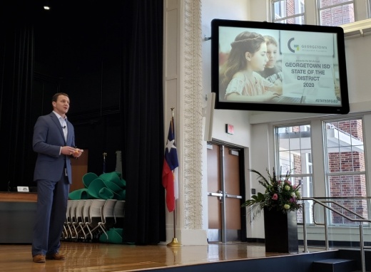 Georgetown ISD Superintendent Fred Brent will deliver the annual State of the District address on March 9. (Community Impact Newspaper)
