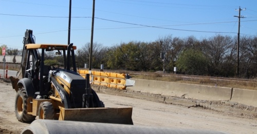 Updates include expanding US 377 from two lanes to three as well as adding designated left-turn lanes at Crockett, Main and Denton streets. (Community Impact Newspaper file photo)