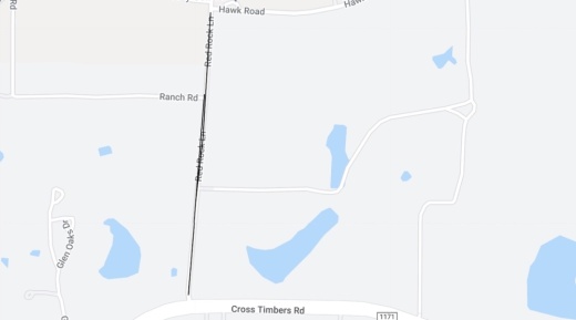 The construction is expected to take three weeks to complete. (Screenshot courtesy Google Maps)