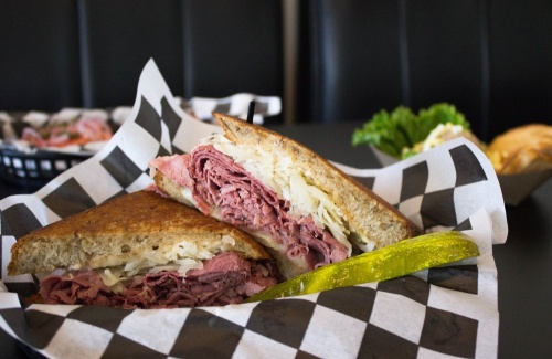This is the third storefront for the Texas-based Jewish-inspired deli, which features house-made bagels and classic deli sandwiches, such as the House Reuben, French Dip and Philly Cheesesteak. (Courtesy Biderman's Deli) 