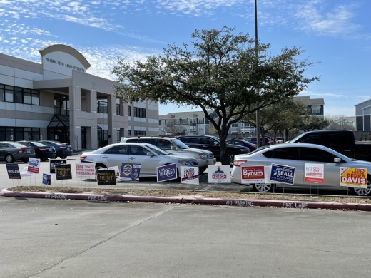 Prairie View A&M University's Northwest Houston Center served as a polling location for the March 1 primary elections. (Mikah Boyd/Community Impact Newspaper)