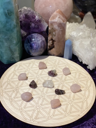 The store sells jewelry, an array of crystals, sage, metaphysical cleansing supplies, elixirs and candles. (Courtesy Crystals & More)