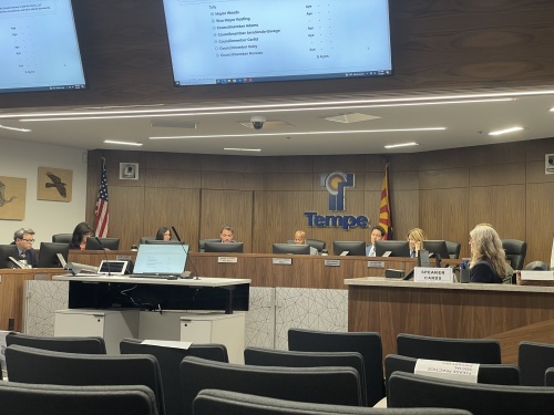 The Tempe City Council met March 3. (Alexa D'Angelo/Community Impact Newspaper)