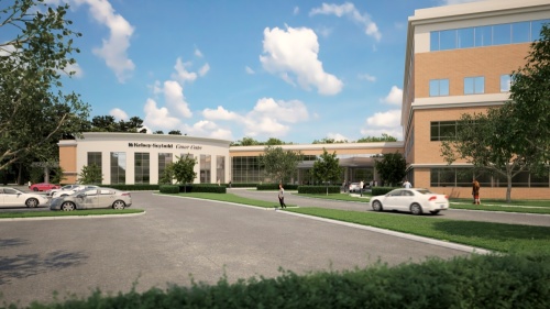 Kelsey-Seybold Clinic will be adding 40,000 square feet of space to its Spring Medical and Diagnostic Center, located at 15655 Cypress Woods Medical Drive, Houston, officials announced in a March 7 news release. (Rendering courtesy Kelsey-Seybold Clinic)