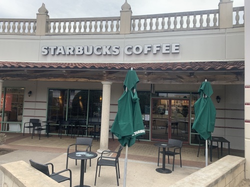 Starbucks is located at 3939 I-35, Ste. 900, San Marcos. (Zara Flores/Community Impact Newspaper)