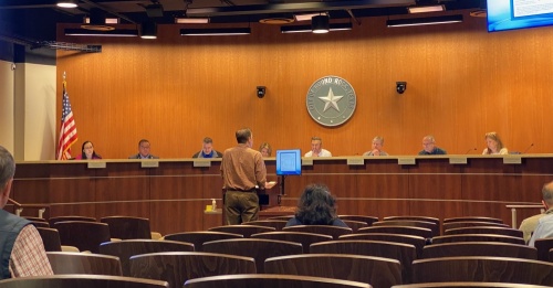 Round Rock Utilities Director Michael Thane provided an update regarding the city's increased inflow of wastewater during the City Council packet briefing March 8. (Brooke Sjoberg/Community Impact Newspaper)