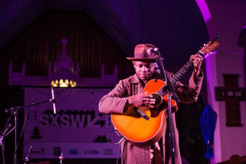 JS Ondara performs onstage during the 2019 SXSW Conference and Festivals. 