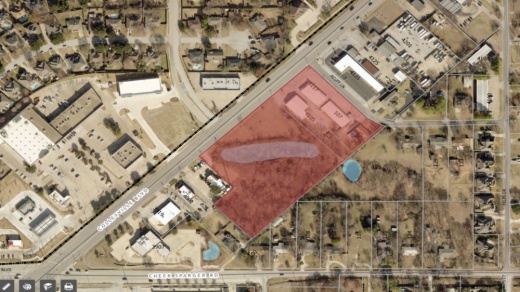 Map of the city of Colleyville's property