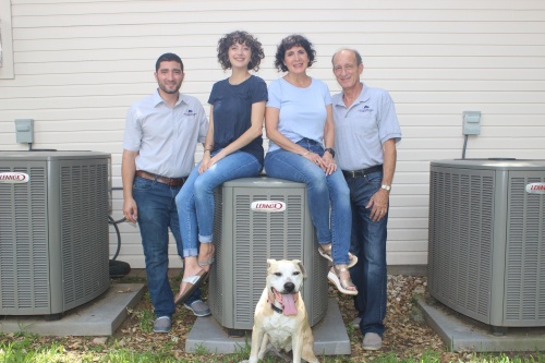 From left: Josh, Stephanie, Sharon and Greg Yamin own and operate A-Plus Air Conditioning & Home Solutions. (Courtesy A-Plus Air Conditioning & Home Solutions)