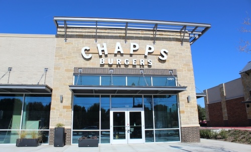 New Chapps Burgers location storefront