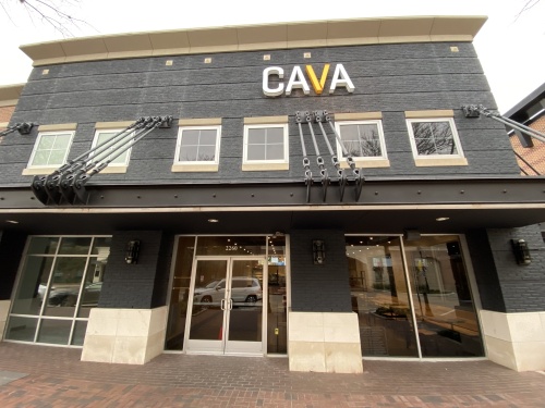 Cava will soon open in Sugar Land Town Square. (Hunter Marrow/Community Impact Newspaper)