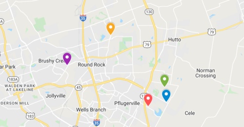 The following commercial projects have been filed under the Texas Department of Licensing and Regulation. (Screenshot courtesy Google Maps)