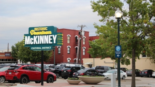 The city's Historic Neighborhood Improvement Zone includes downtown McKinney. (Brooklynn Cooper/Community Impact Newspaper)