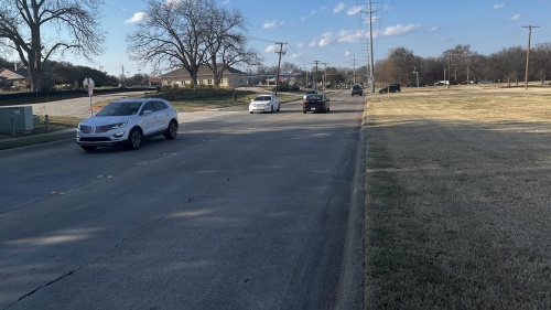 A section of Shiloh Road in Plano will be expanded during the widening project. (Erick Pirayesh/Community Impact Newspaper)