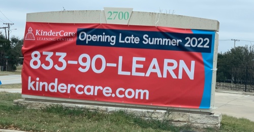 A new Kindercare Learning Centers location is expected to open at 2700 Sam Bass Road, Round Rock, in late summer, according to the company. (Steffanie Bartlett/Community Impact Newspaper)