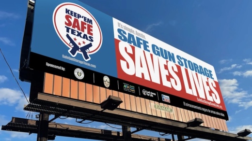Austin's Office of Violence Prevention launched two public safety campaigns in March. (Courtesy APH/Lock Arms for Life)