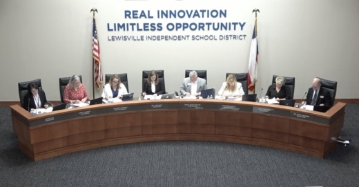 The school board approved the item in its consent agenda after its March 7 workshop. (Courtesy Lewisville ISD)