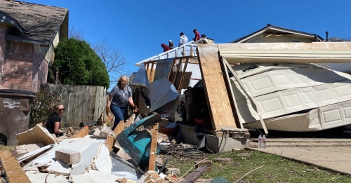 Efforts to support those impacted by the March 21 tornadoes are underway in Round Rock. (Brooke Sjoberg/Community Impact Newspaper)