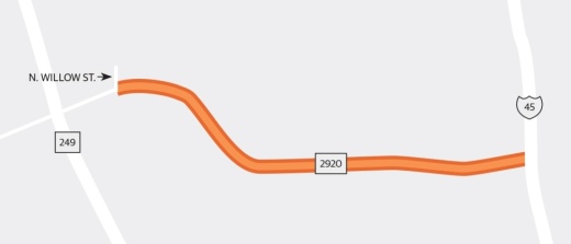 TxDOT is designing a project to add raised medians and right-turn lanes along FM 2920 between I-45 in Spring and North Willow Street in Tomball. (Ronald Winters/Community Impact Newspaper)