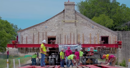 The historic Stagecoach Inn was relocated to the area in 2018 and intended to become part of the Brushy Creek trail system. (Courtesy City of Round Rock)